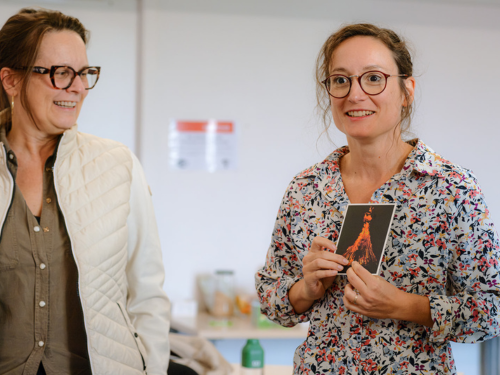 Animation de la Fresque Promotion Santé au Travail par Elodie Caillaud de Coorelations.