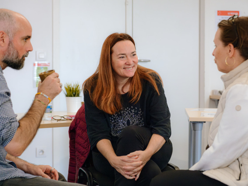 Animation de la Fresque Promotion Santé au Travail par Elodie Caillaud de Coorelations.